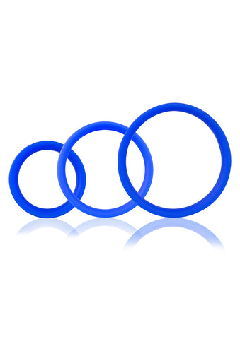 RingO Pro X3 – Durable True Silicone Cock Ring Set with Three Sizes > Cock Ring > Sets