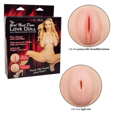 CalExotics Girl Next Door Life-Size Love Doll with 3 Holes DOLLS