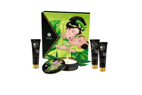 Geisha's Secrets Organica Massage Gift Set with Green Tea Massage Oil