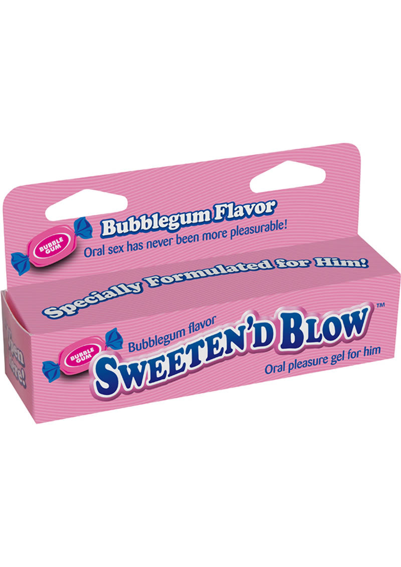 Sweeten'd Blow Bubble Gum Flavored Edible Oral Sex Gel > Lube > Oral Gels & Sprays