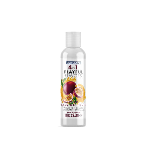 Playful Flavours 4 In 1 Wild Passion Fruit 1oz/29.5ml Flavoured Lube