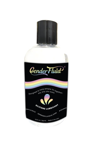 Gender Fluid Silicone Lubricant 8 Fl Oz Long-Lasting Glide Default Title Silicone Lubricant