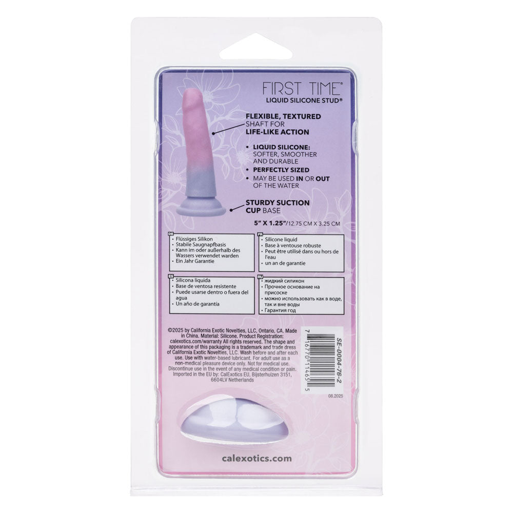 First Time Liquid Silicone Stud – Soft Flexible 5" Anal Plug Multi > Anal Range > Butt Plugs