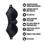 Temptasia Ardor- Blindfold - Black > Bondage Gear > Blindfolds