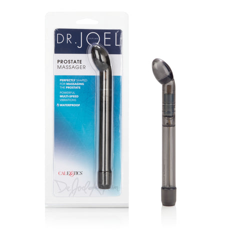 Dr. Joel Prostate Massager 6.7 Inch Waterproof Multi-Speed Vibrating Probe in Translucent Black > Anal Range > Prostate Massagers