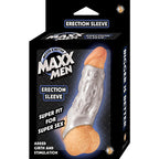 Maxx Men Erection Sleeve Ribbed Texture Extra Stimulation Enhancer Toy > Sex Toys For Men > Penis Sleeves