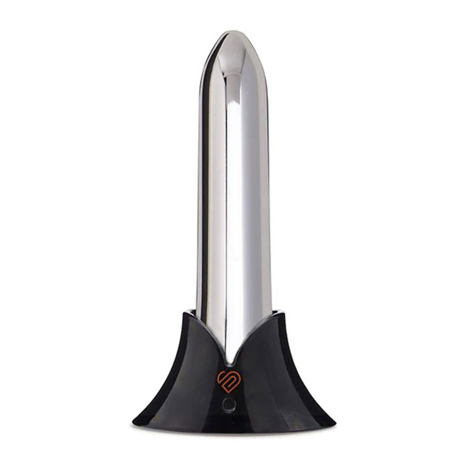 Nu Sensuelle Point Bullet Vibrator in Purple for Intimate Use Silver BULLETS