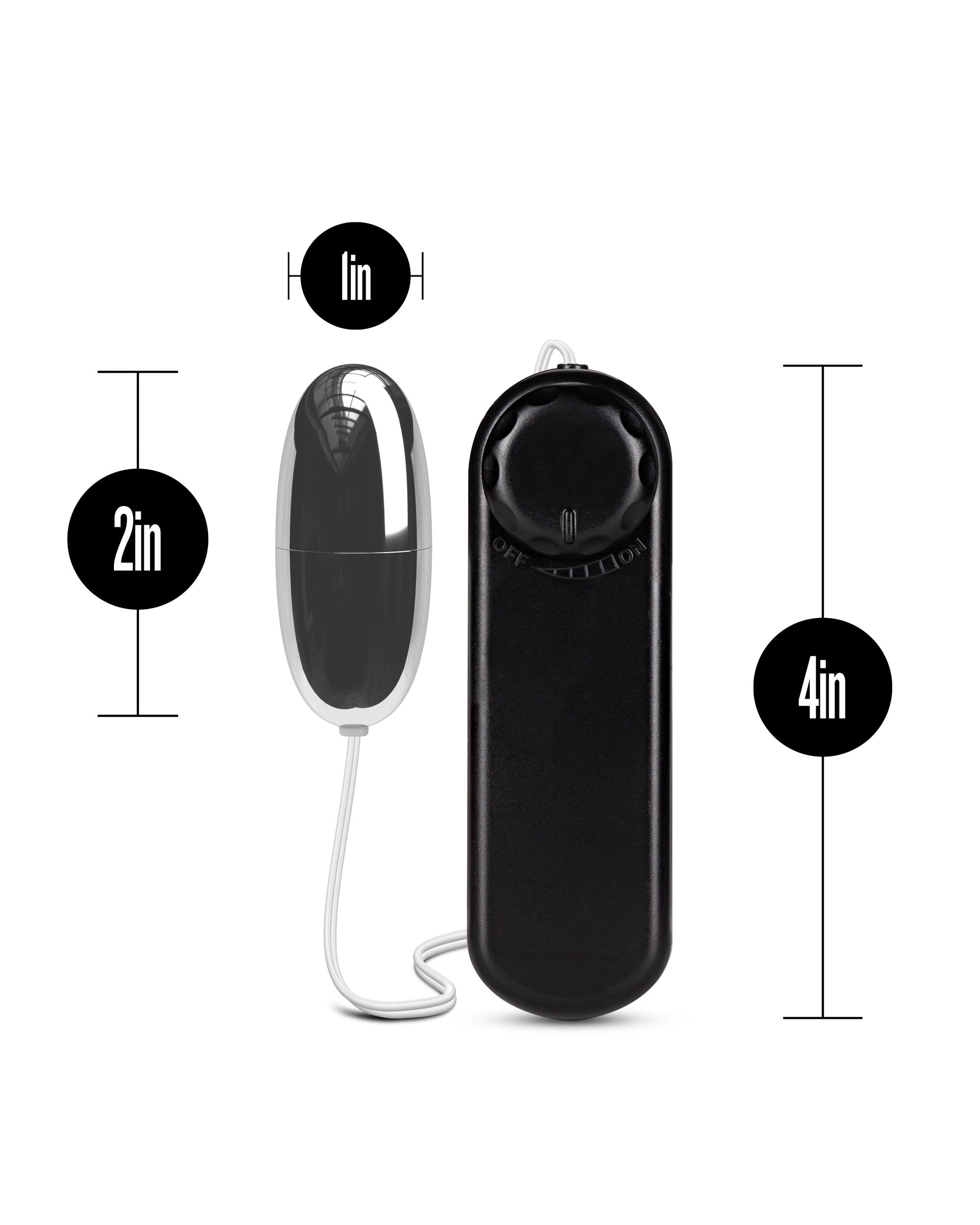 B Yours Power Bullet Silver Multi-Speed Waterproof Toy