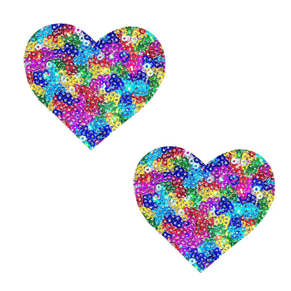 Unipoo Sparkle Multicolor Sequin Pasties for Women Lingerie Multi Pasties