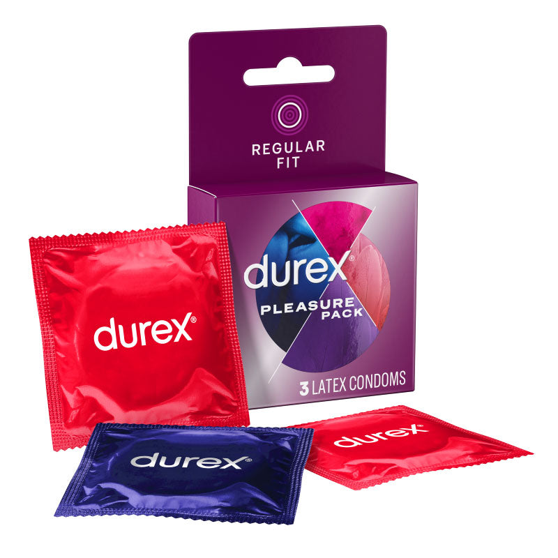 Durex Pleasure Pack - 3 Pack > Essentials > Condoms Main image