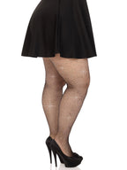 Leg Avenue Colby Rhinestone Fishnet Tights (Black) – Curvy Tights > Clothes > Hosiery > Pantyhose & Tights