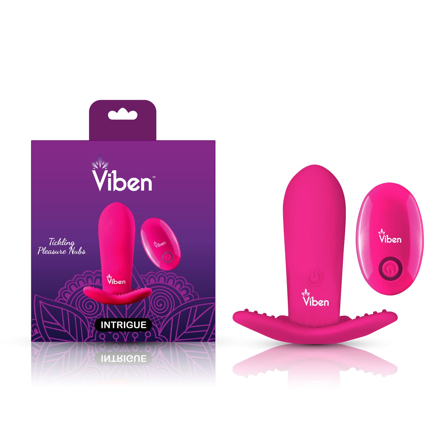 Intrigue Strapless Insertable Butterfly Panty Vibrator Pink Panty Vibrators