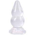 Crystal Jellies Double Pop Plug – Phthalate-Free Silicone 6 Inch Plug > Anal Range > Butt Plugs