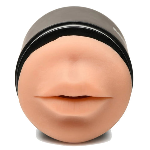 Mistress Double Shot Mini Masturbators Mouth and Pussy Medium Tone Strokers - Manual
