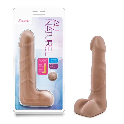 Blush Suave Latin Collection Bendable Realistic Dildo Average Size Beginner Sex Toy > Dildos > Slim Dildos
