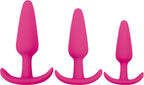 Gossip Rump Rockers Magenta Anal Plug Trainer Set Silicone Pink > Anal Range > Butt Plug Kits