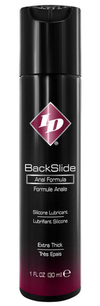 ID BackSlide Anal Formula – Silicone-Based Lubricant with Desensitizing Botanicals 30ml Default Title > Lube > Anal