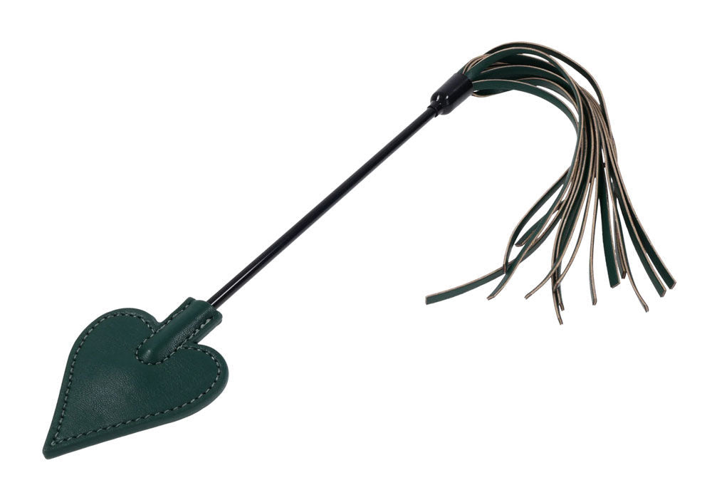 Indica Dual Impact Crop (Green) – Versatile Impact Toy > Bondage Gear > Crops
