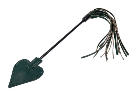 Indica Dual Impact Crop (Green) – Versatile Impact Toy Whips & Paddles