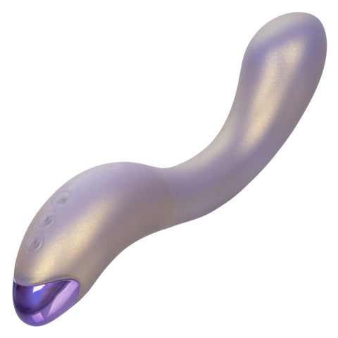 G-Love G-Wand Curved Adult Intimacy Massager with Dual Action Purple Vibrators