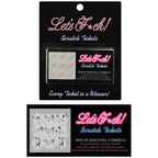 Lets Fuck Scratch Tickets – Set of 8 Winning Sex Position Cards Game > Novelties > Games