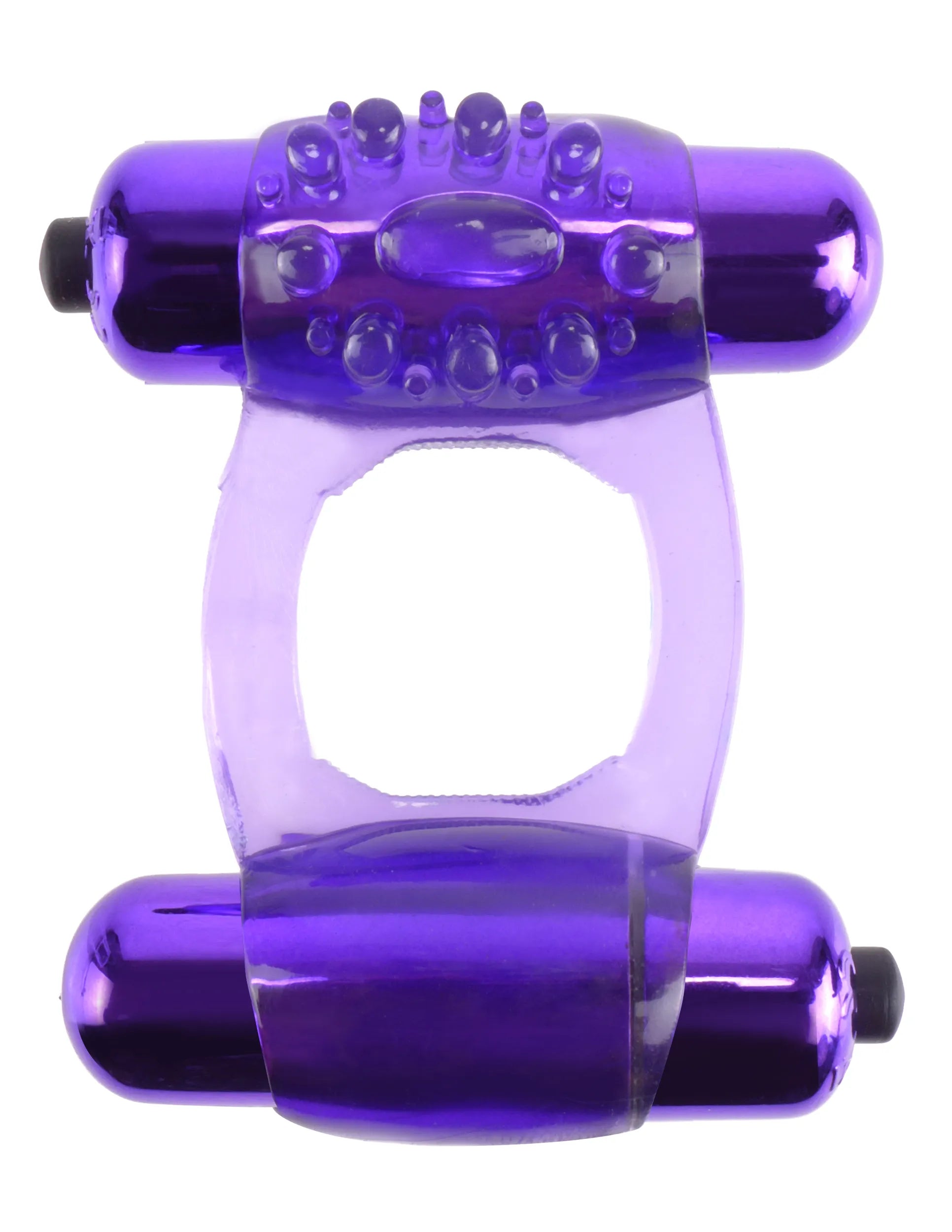 Fantasy C-Ringz Duo Vibrating Super Ring (Purple) – Vibrating Penis Ring > Cock Ring > Vibrating