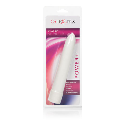 CalExotics Classic Slender White Vibrator Sleek and Powerful Vibrators