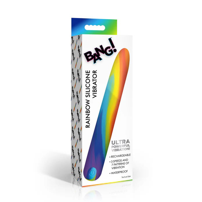 Bang Rainbow Silicone Vibrator Rainbow > Vibrators > Standard Vibrators