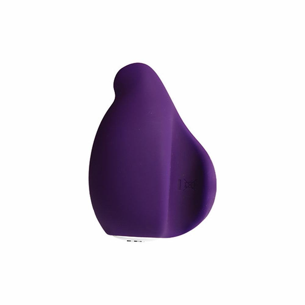 Yumi Rechargeable Finger Vibrator in Foxy Pink with 10 Modes Suction Stimulator