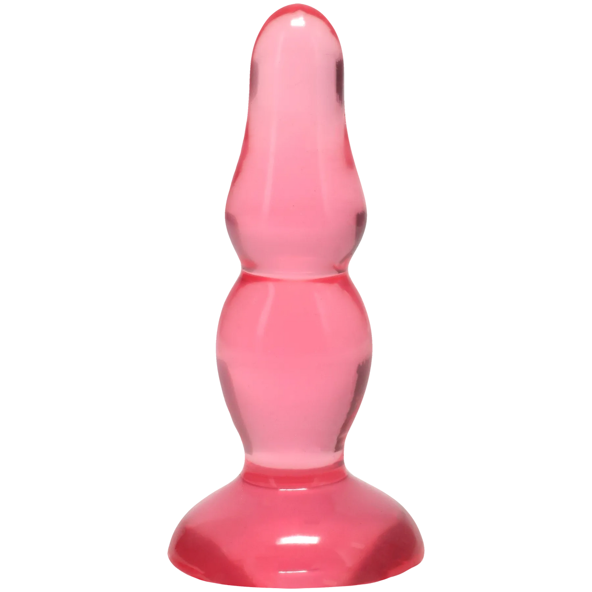 Crystal Jellies Novice Pop Plug 4 Inch > Anal Range > Butt Plugs