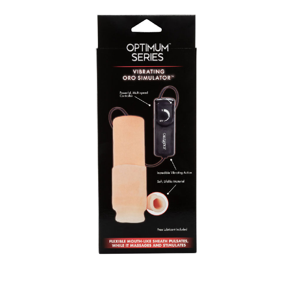 Vibrating Oro Penis Sleeve Stimulator for Intense Sensations Strokers - Auto