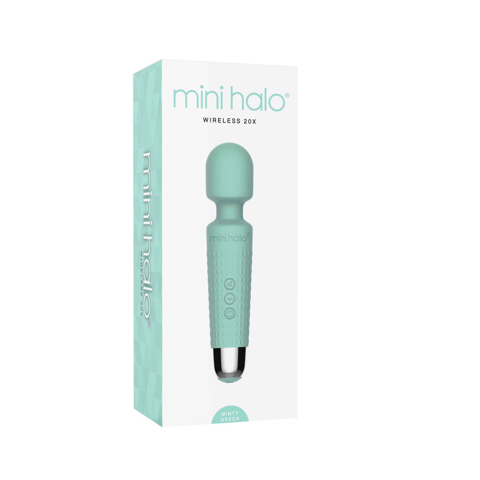 Shibari Mini Halo Wireless 20X Minty Green Massage Wand > Sex Toys > Mini Massagers