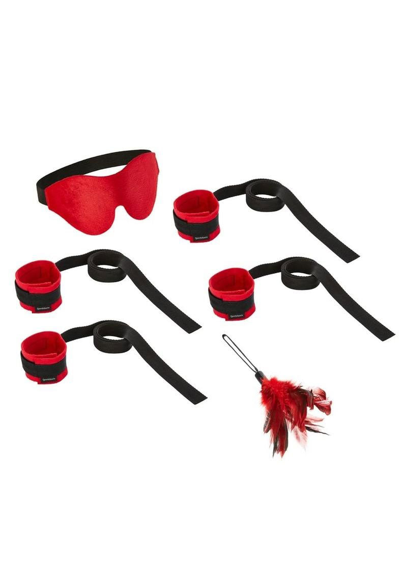 Sexy Submissive Bondage Kit – Adjustable Wrist and Ankle Restraints Bondage Set > Bondage Gear > Bondage Kits