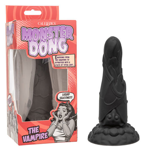 Monster Dong Vampire Black Silicone Dildo for Adult Pleasure Dongs Big