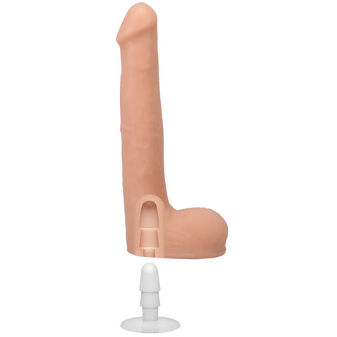 Signature Oliver Flynn 10 Inch Dual Density Ultraskyn Dildo Vanilla Dongs Celebrity