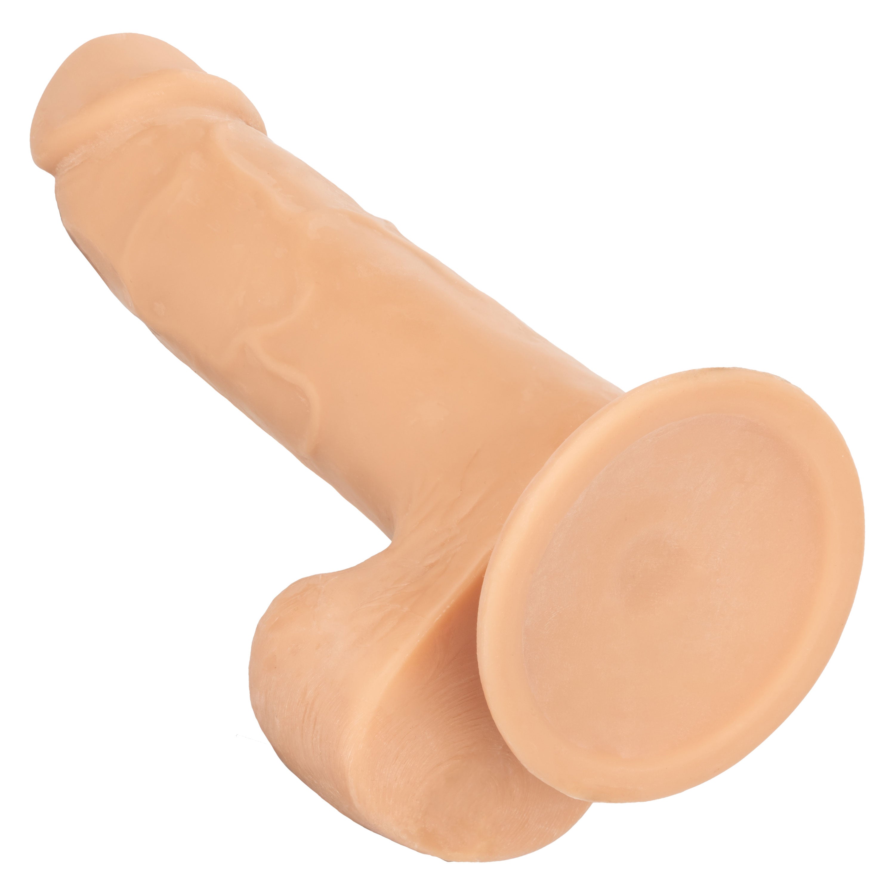 CalExotics Size Queen 6 Inch Realistic Adult Dildo Ivory Dongs Realistic