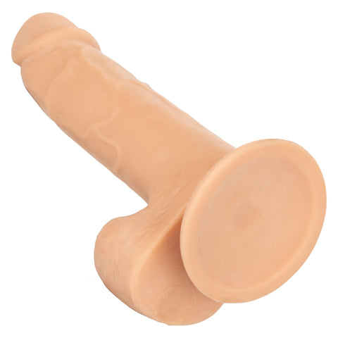 CalExotics Size Queen 6 Inch Realistic Adult Dildo Ivory Dongs Realistic