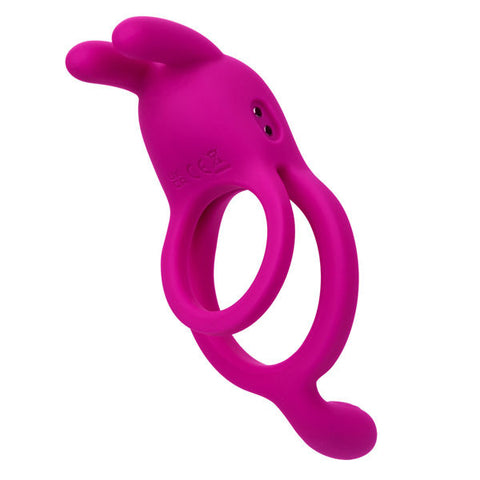 Closer Intimate Rechargeable Vibrating Ring with Bunny Ears Pink Cock Rings Vibrating