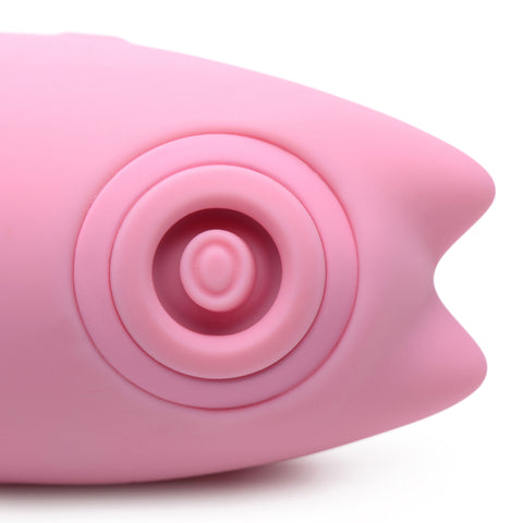 Shegasm Kitty Licker Triple Clit Stimulator Pink Vibrator Suction Stimulator
