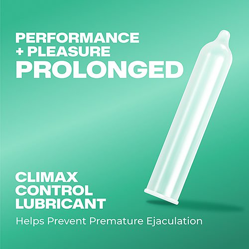 Trojan Extended Pleasure Condoms 12 Pack with Climax Control > Essentials > Condoms