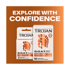 Trojan Goat Non-Latex Condoms 3 Pack – Flexible Non-Latex Condoms > Essentials > Condoms > Non-Latex
