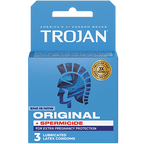 Trojan Enz Armor Spermicidal Lubricated Condoms - 3 Pack > Essentials > Condoms