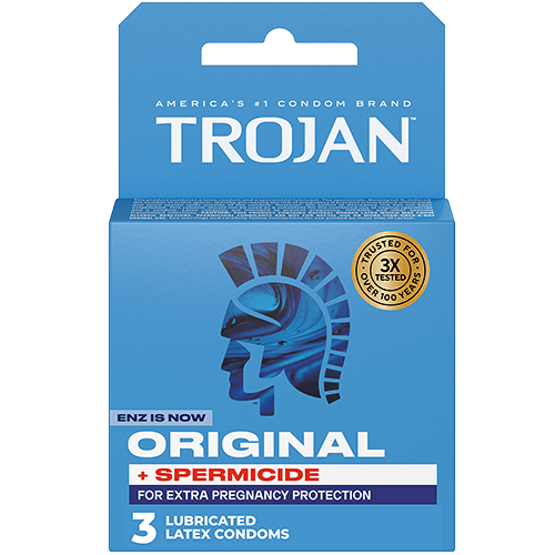 Trojan Enz Armor Spermicidal Lubricated Condoms - 3 Pack > Essentials > Condoms