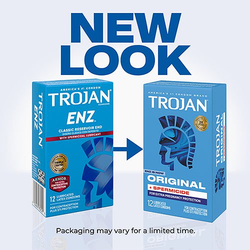Trojan Enz Armor Spermicidal Lubricated Condoms - 3 Pack > Essentials > Condoms
