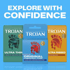 Trojan Enz Non-Lubricated Latex Condoms 3 Pack Adult Intimacy > Essentials > Condoms