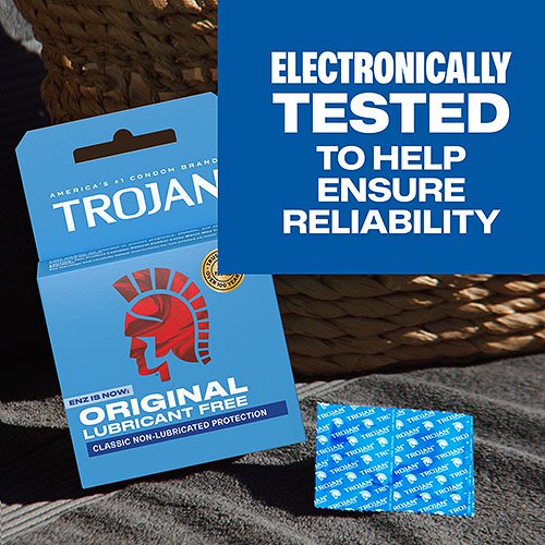 Trojan Enz Non-Lubricated Latex Condoms 3 Pack Adult Intimacy > Essentials > Condoms