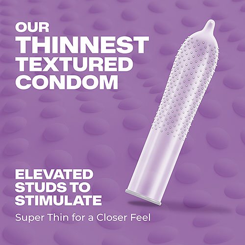 Trojan Studded Bareskin Lubricated Condoms 10 Pack > Essentials > Condoms