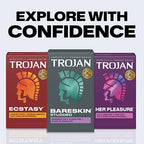 Trojan Studded Bareskin Lubricated Condoms 10 Pack > Essentials > Condoms