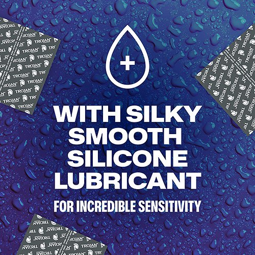 Trojan Studded Bareskin Lubricated Condoms 10 Pack > Essentials > Condoms