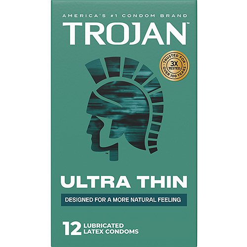 Trojan Sensitivity Ultra Thin Lubricated Condoms - 12 Pack > Essentials > Condoms